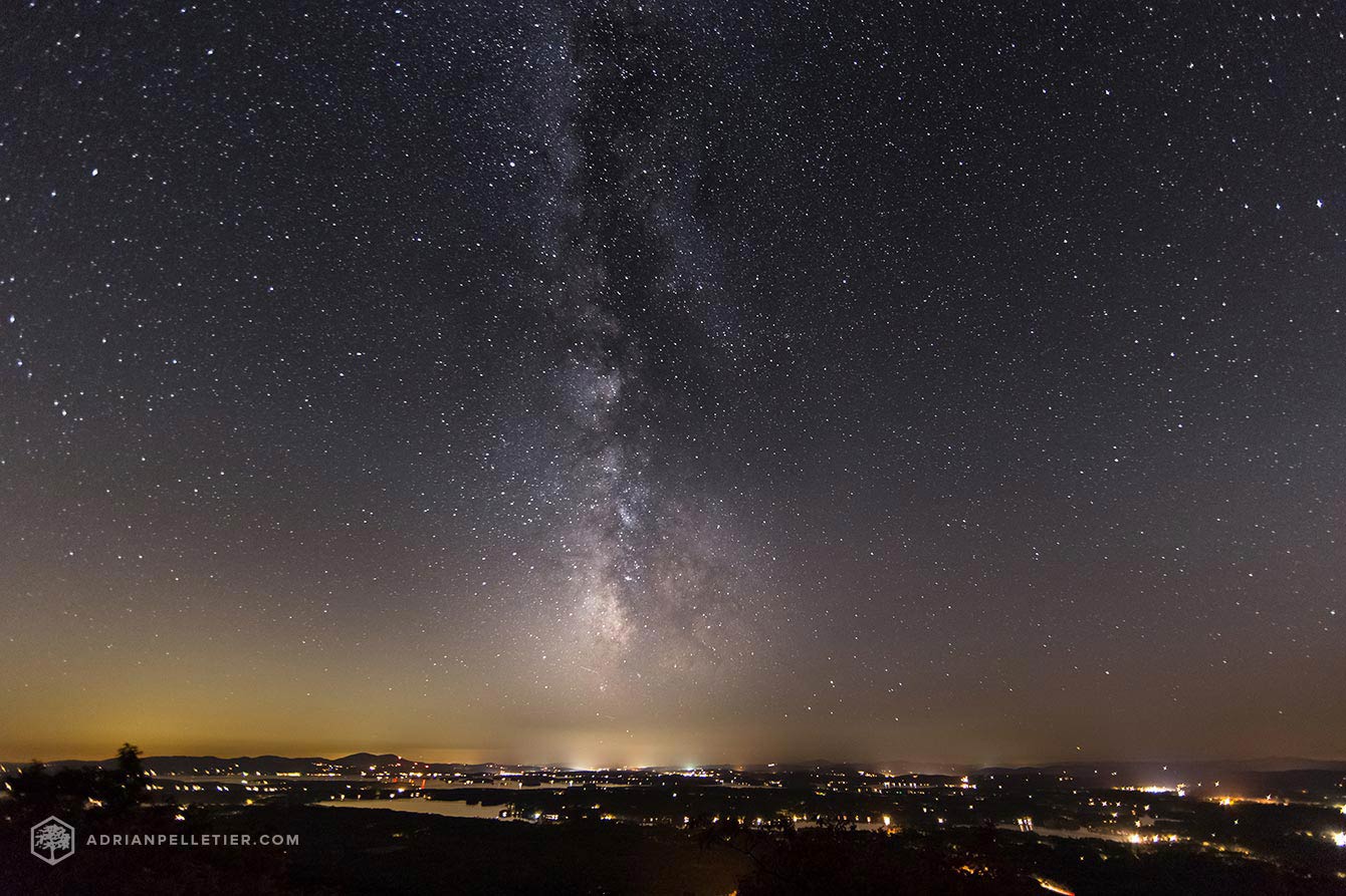 Winnipesaukee Milky Way by Adrian Pelletier