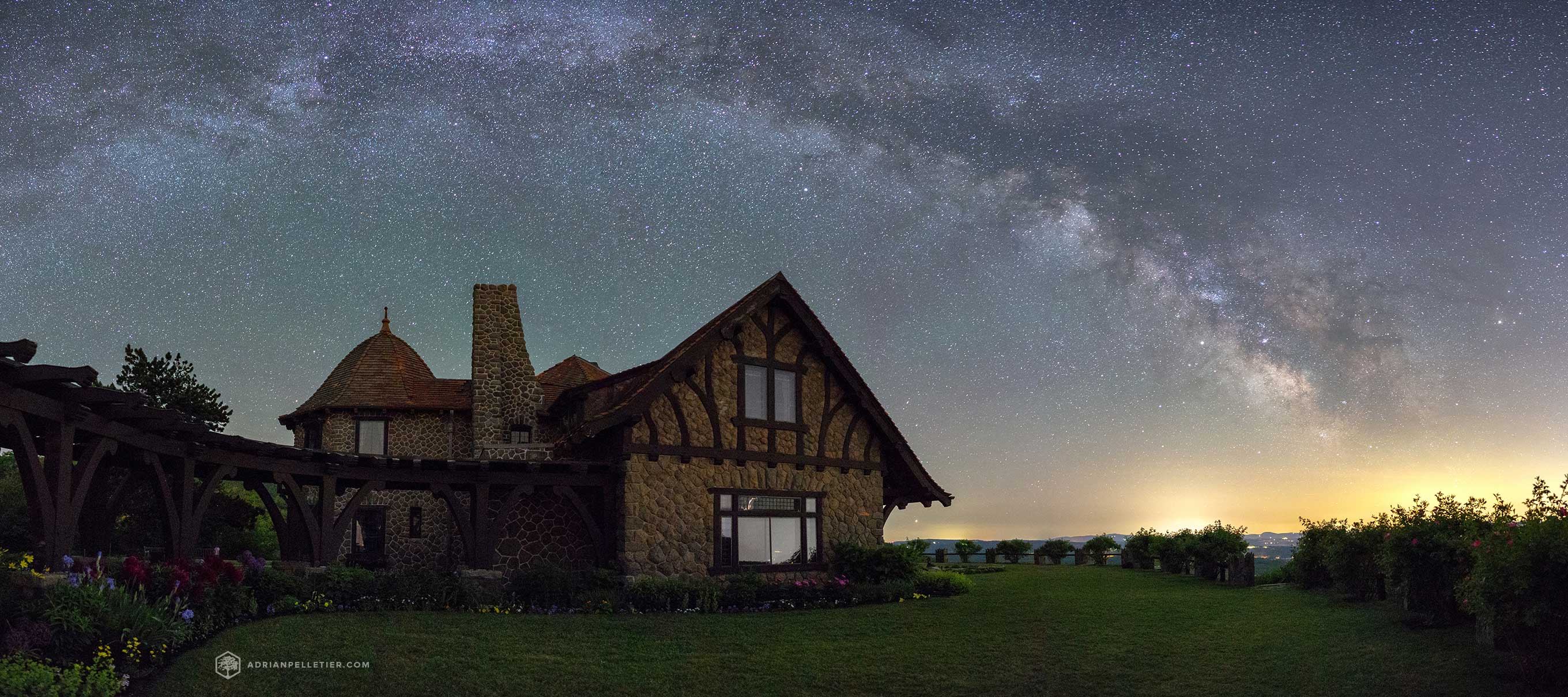 Castle in the Clouds Milky Way by Adrian Pelletier